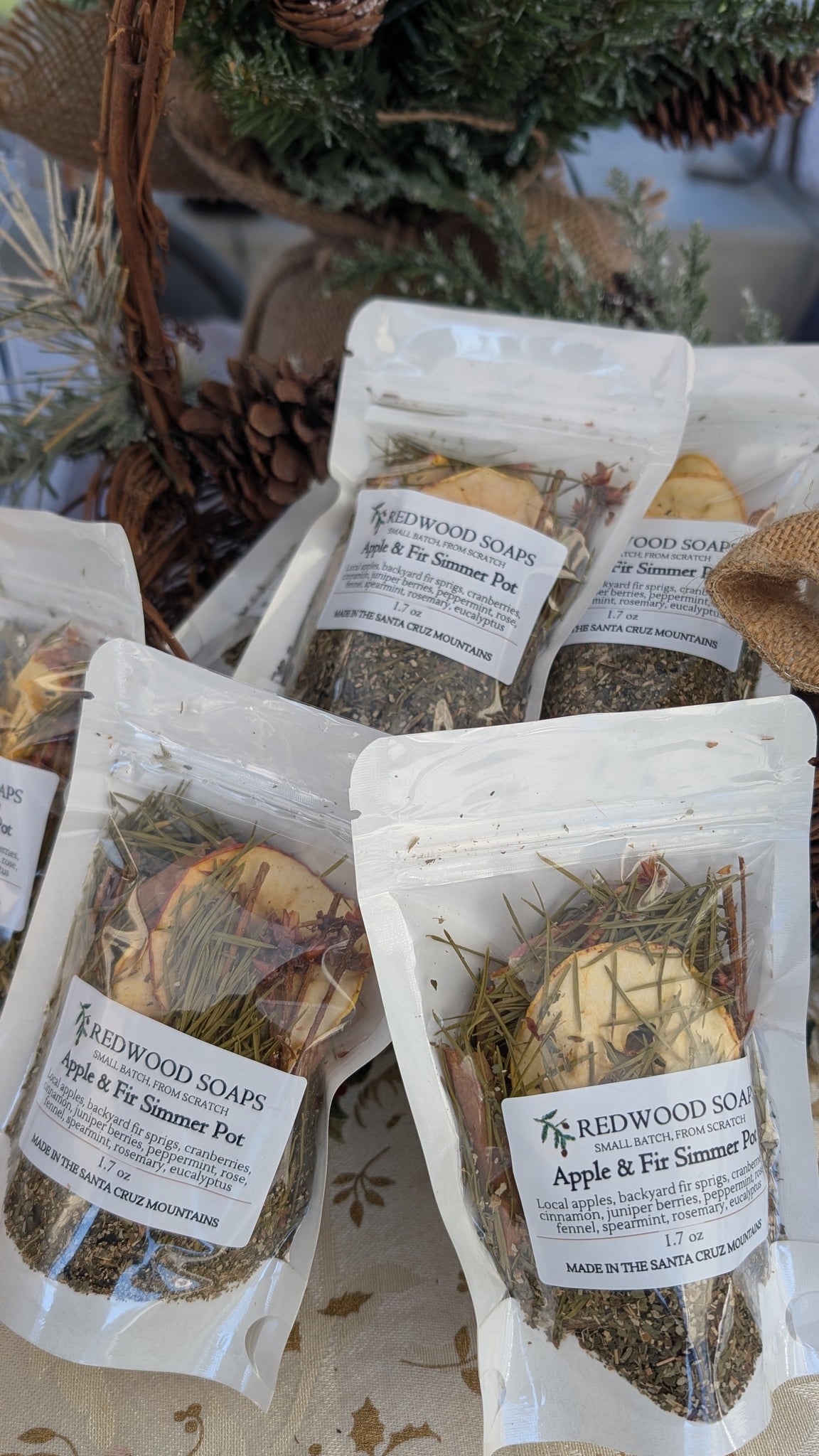 Redwood Soaps Apple and Fir Simmer Pot Packages