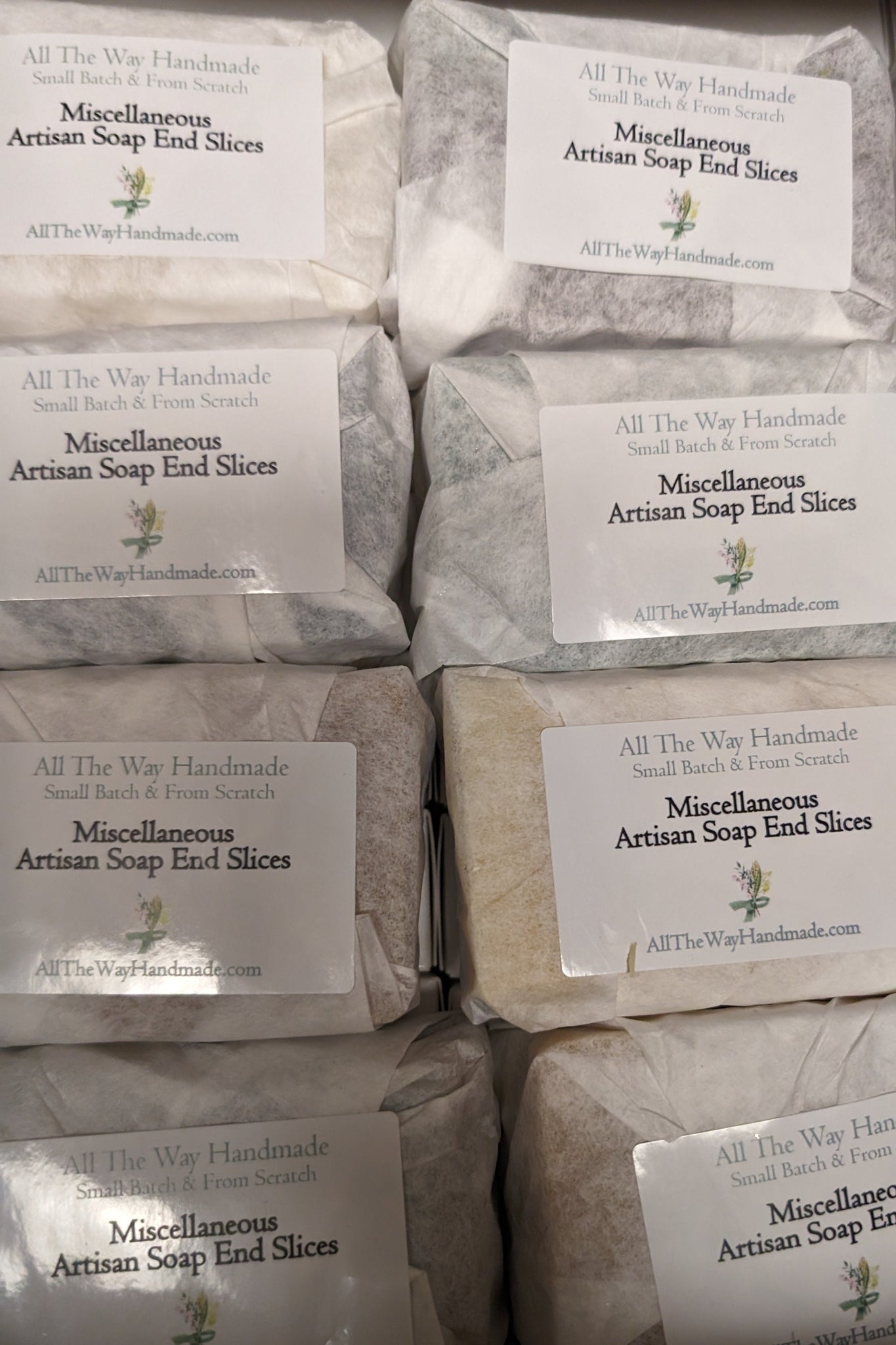 Miscellaneous Artisan Soap End Slices - 5.5oz