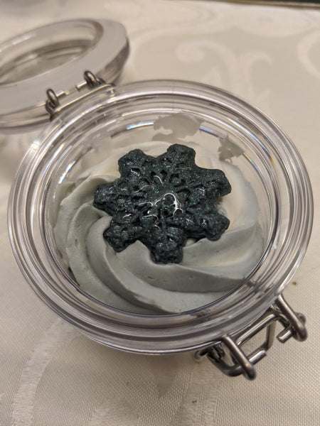 Frosted Pine Artisan Body Butter | All The Way Handmade | Handmade Soap | Artisan Soap | Frosted Soap | Small Business