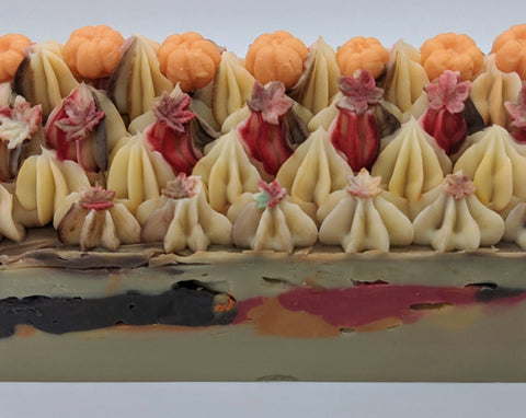 Pumpkin m'Oud Frosted Artisan Soap | All The Way Handmade | Handmade Soap | Artisan Soap | Frosted Soap | Small Business