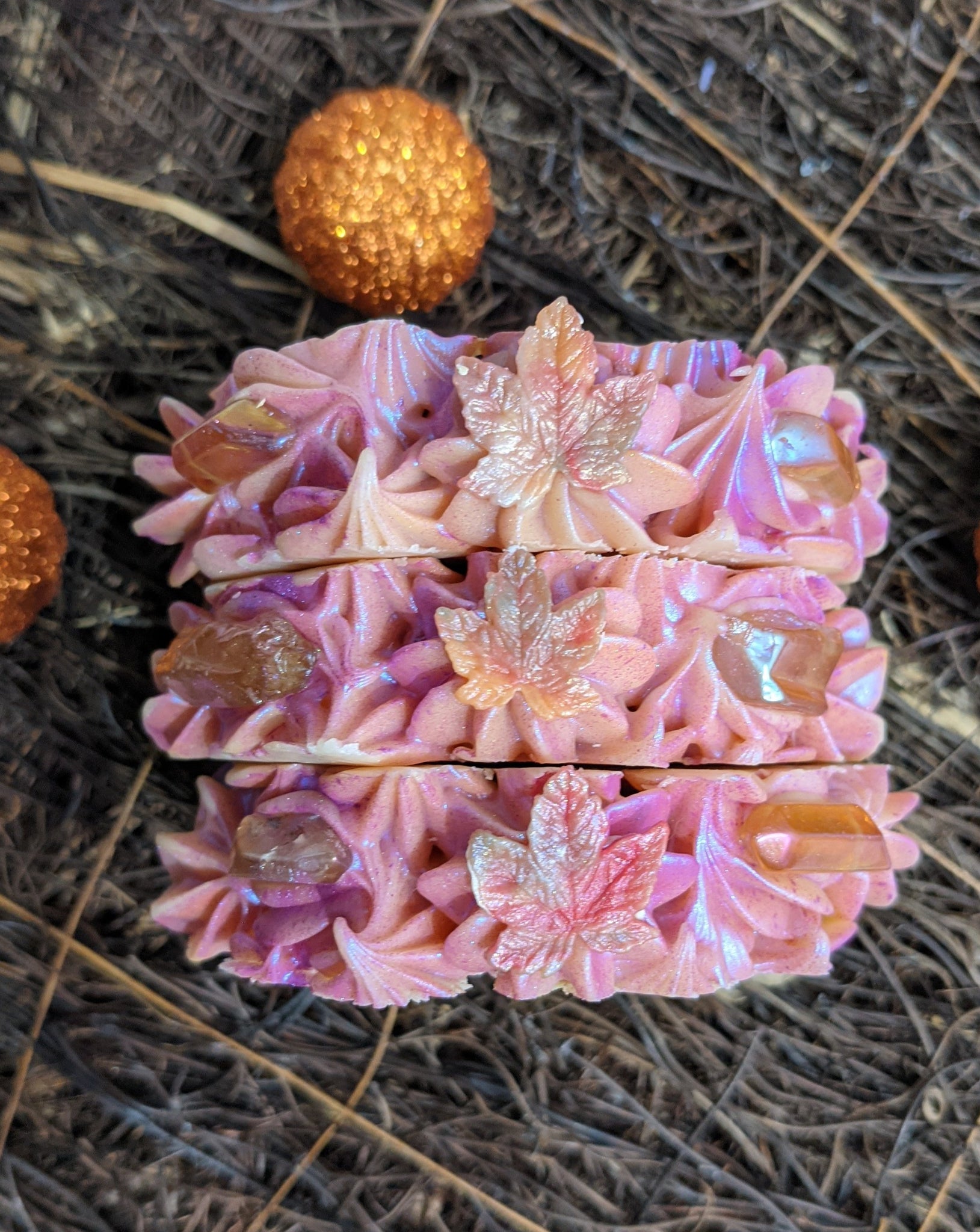 Autumn Hearth Frosted Artisan Soap