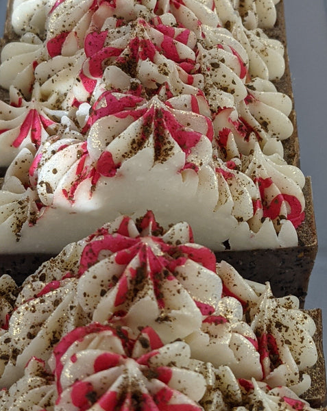 Peppermint Mocha Frosted Artisan Soap