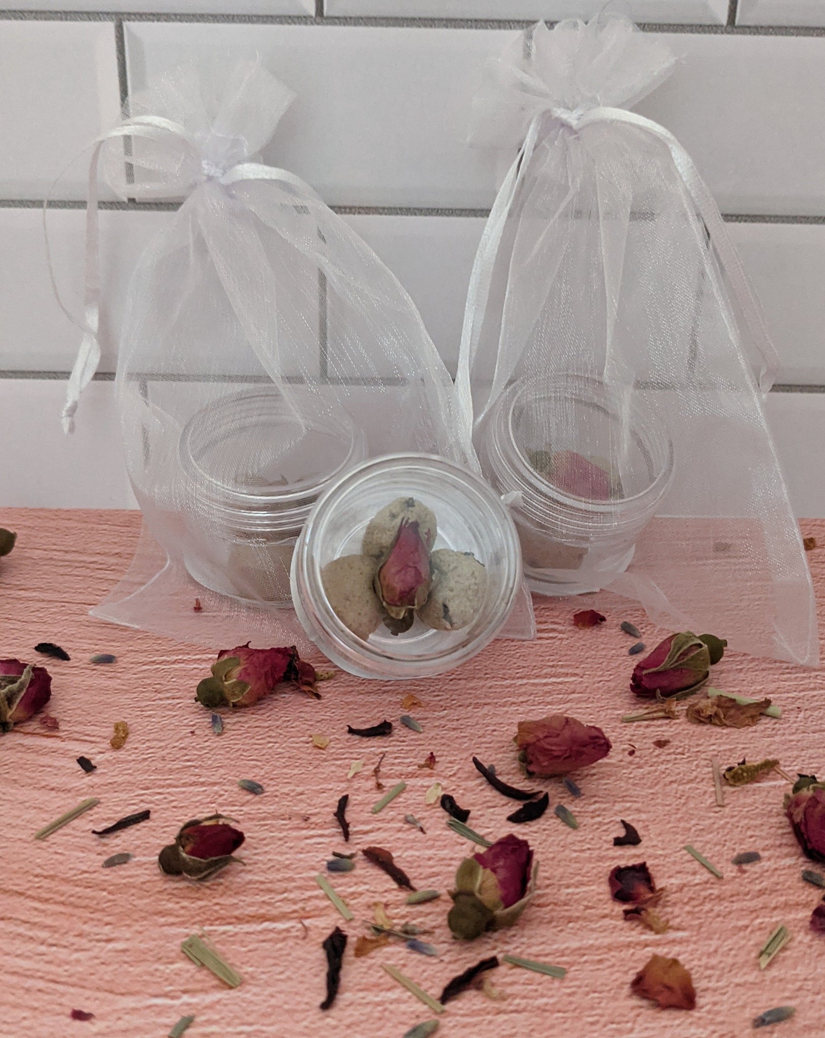 Rose & Lavender Face Mask Pearls