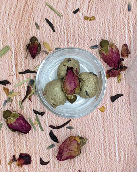 Rose & Lavender Face Mask Pearls