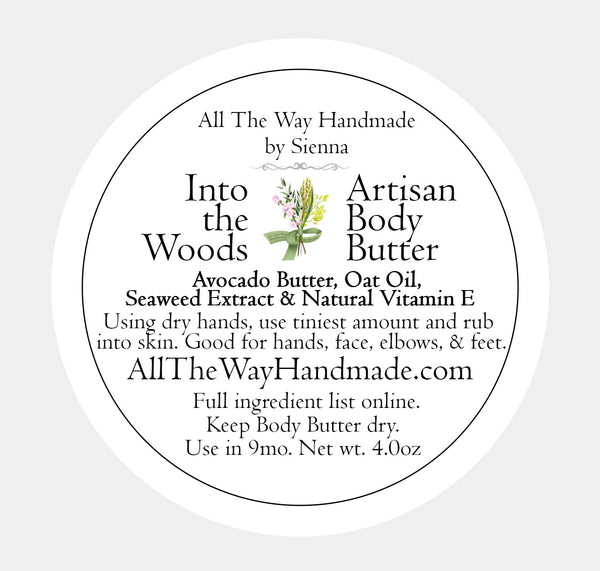 Custom Artisan Body Butter 3oz